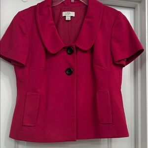 LOFT Women's Pink Short Sleeve Blazer